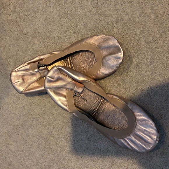 yosi samra rose gold ballet flats
